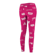 Wingbats Leggings Fuchsia