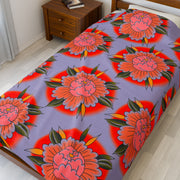 Super Plush Fleece Peony Blanket 60"x80"