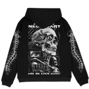 Are We Even Alive Pullover Hoodie Black