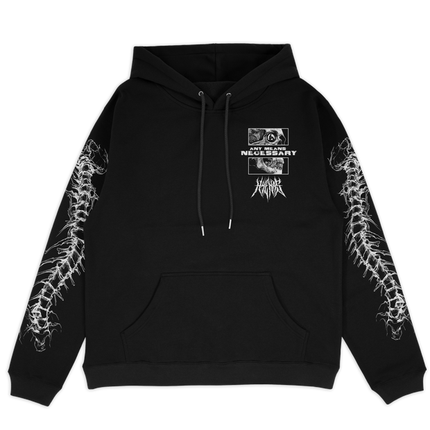 Are We Even Alive Pullover Hoodie Black
