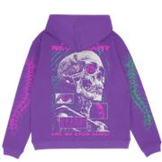 Are We Even Alive Pullover Hoodie Purple