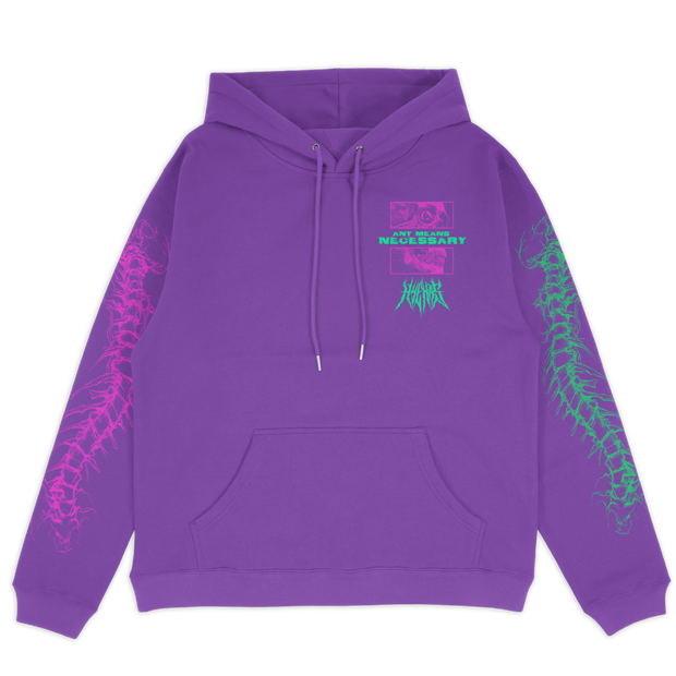 Are We Even Alive Pullover Hoodie Purple