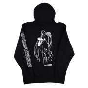 It's All In Your Head Zip Up Hoodie Black