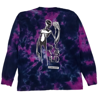 It's All In Your Head Long Sleeve T-Shirt Purple