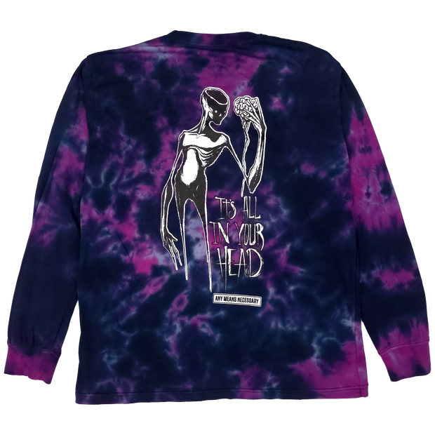 It's All In Your Head Long Sleeve T-Shirt Purple