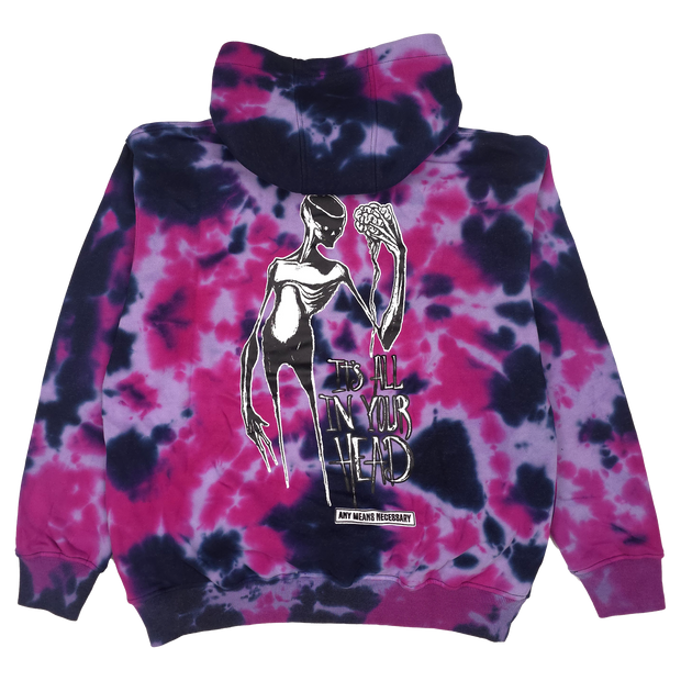 It's All In Your Head Pullover Hoodie Purple