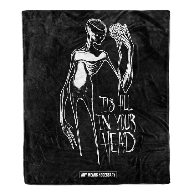 It's All In Your Head Fleece Blanket