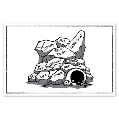 Buried Behavior Print