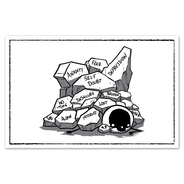 Buried Behavior Print