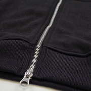 Cerberus Zip Up Hoodie Black