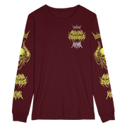Chains Long Sleeve T-Shirt Burgundy