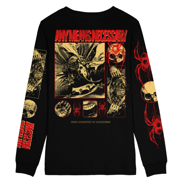 Death Weaver Long Sleeve T-Shirt Black