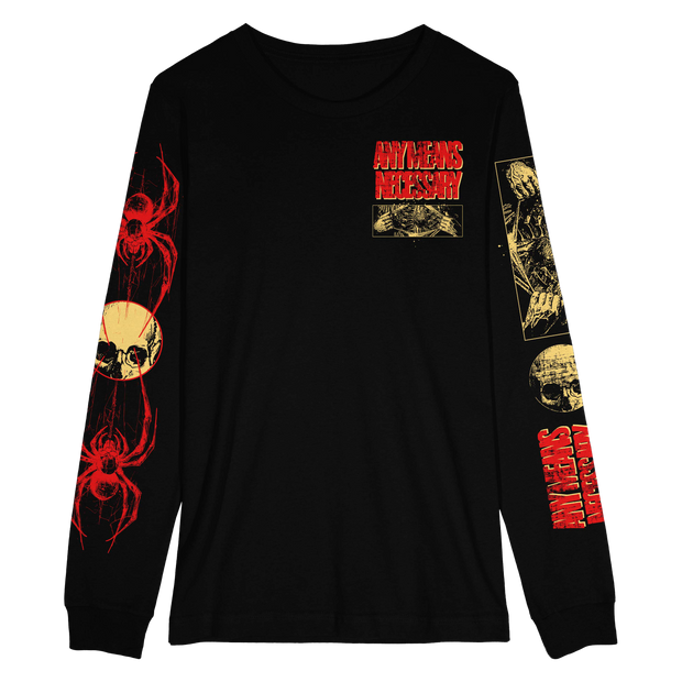 Death Weaver Long Sleeve T-Shirt Black