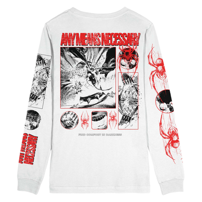 Death Weaver Long Sleeve T-Shirt White