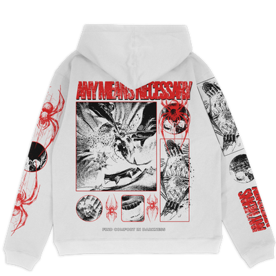 Death Weaver Pullover Hoodie White