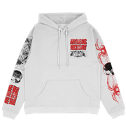 Death Weaver Pullover Hoodie White