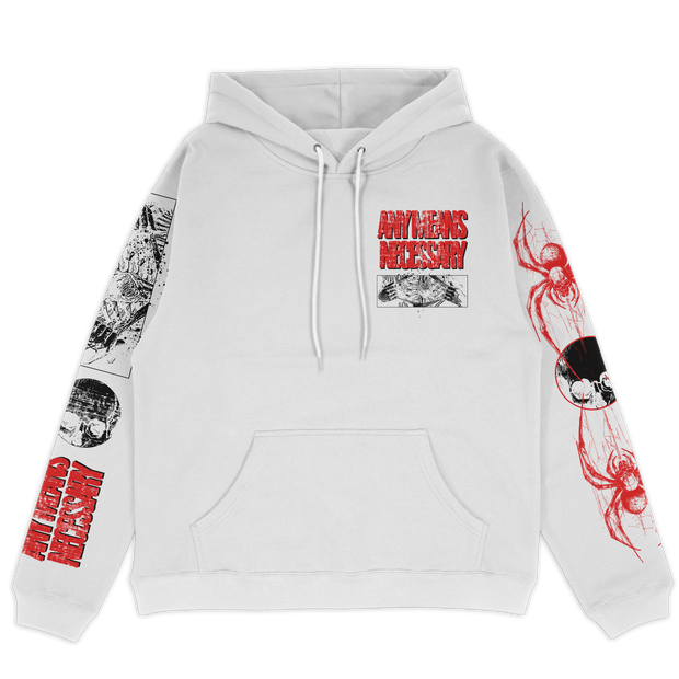 Death Weaver Pullover Hoodie White