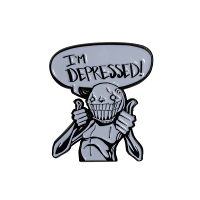 I'm Depressed Enamel Pin