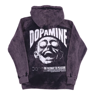 Dopamine Pullover Hoodie Vintage Black