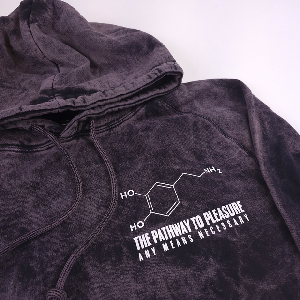 Dopamine Pullover Hoodie Vintage Black