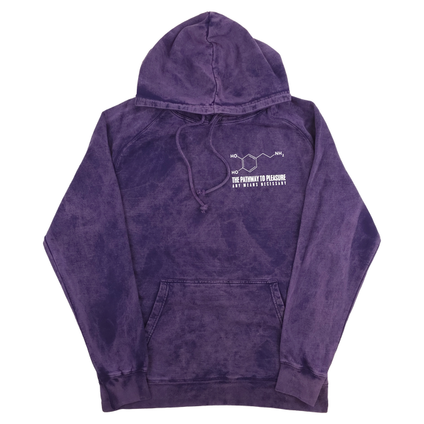 Dopamine Pullover Hoodie Vintage Purple