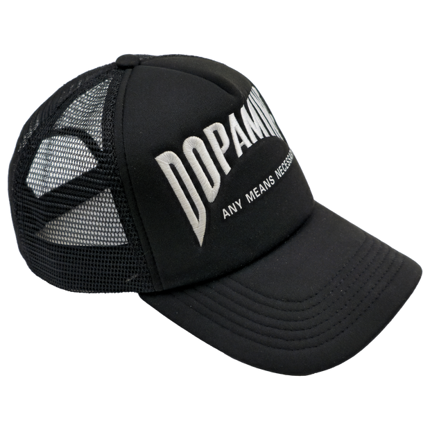 Dopamine Trucker Hat Black