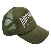 Dopamine Trucker Hat Olive