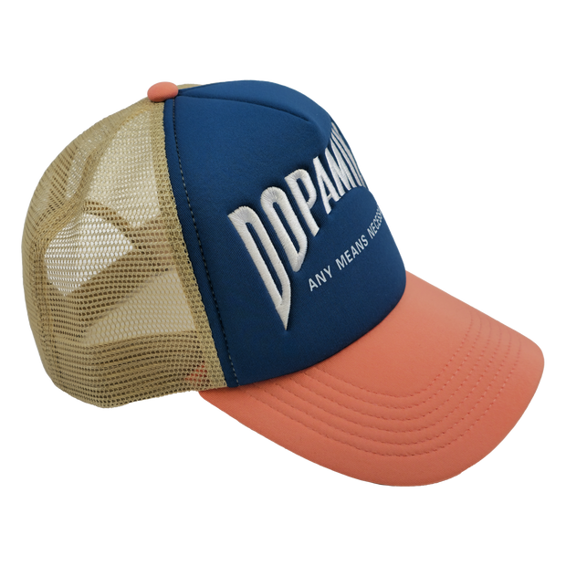 Dopamine Trucker Hat Salmon