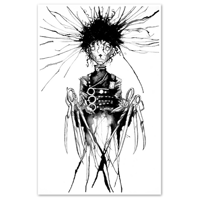 Edward Scissorhands Print