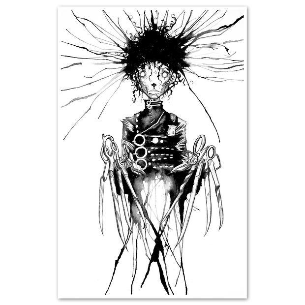 Edward Scissorhands Print