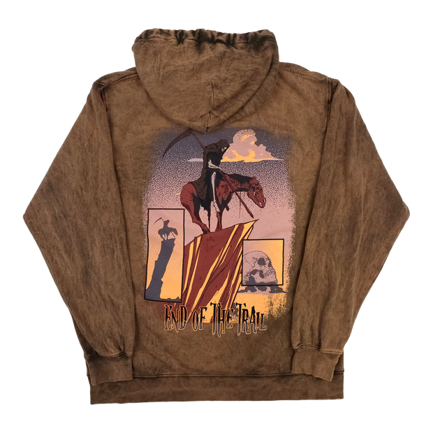 End of the Trail Pullover Hoodie Sun Burnt