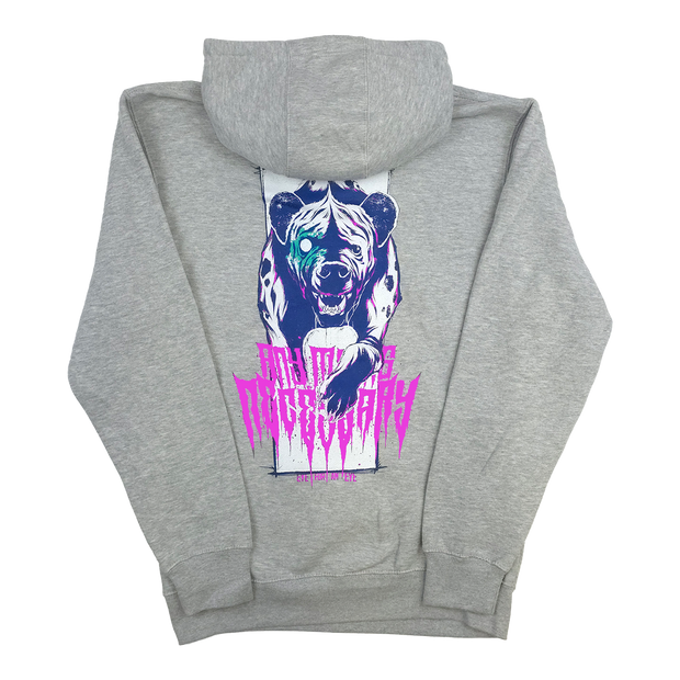 Eye for an Eye Pullover Hoodie Heather Grey