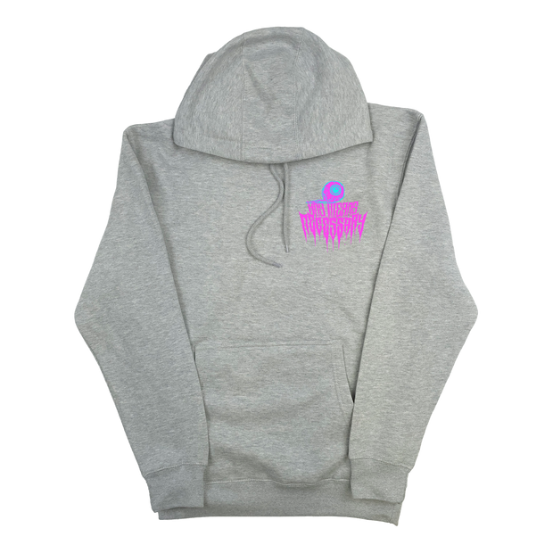 Eye for an Eye Pullover Hoodie Heather Grey