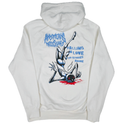 Falling in Love Pullover Hoodie Vintage White