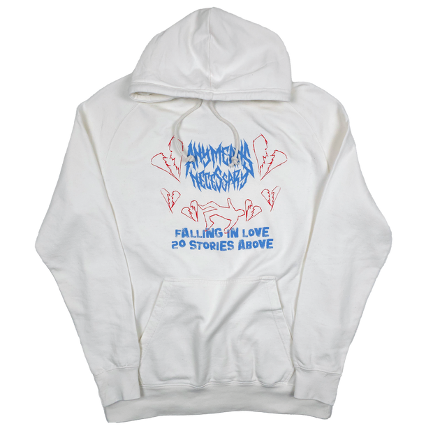 Falling in Love Pullover Hoodie Vintage White