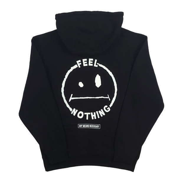 Feel Nothing Pullover Hoodie Black
