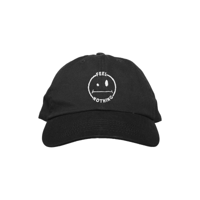 Feel Nothing Strapback Hat Black