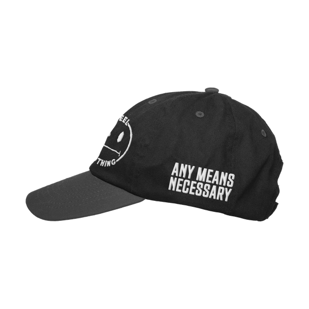 Feel Nothing Strapback Hat Black