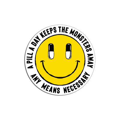 Happy Pills Sticker