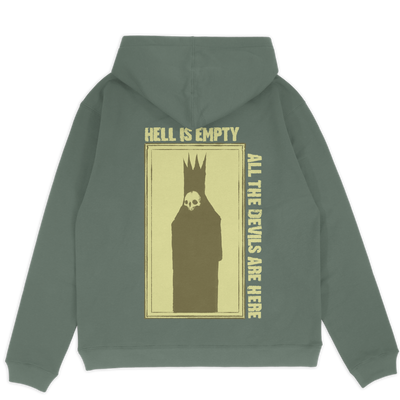 Hell is Empty Pullover Hoodie Sage