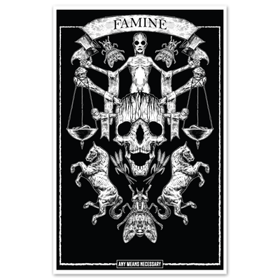 4 Horsemen Famine Print
