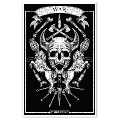 4 Horsemen War Print