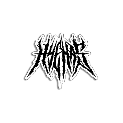 Hyenas Black Sticker