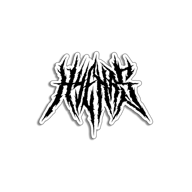 Hyenas Black Sticker