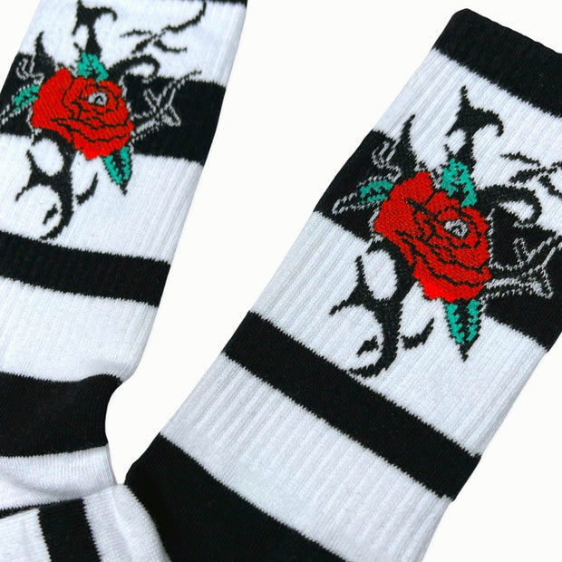 TRIBAL ROSE SOCKS