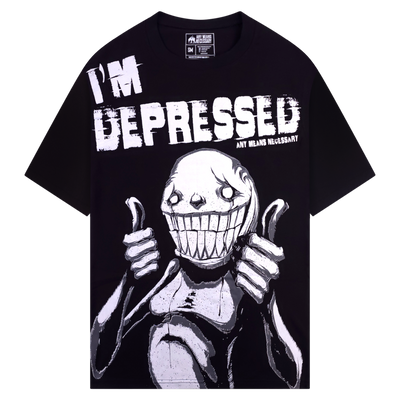 I'm Depressed T-Shirt Black