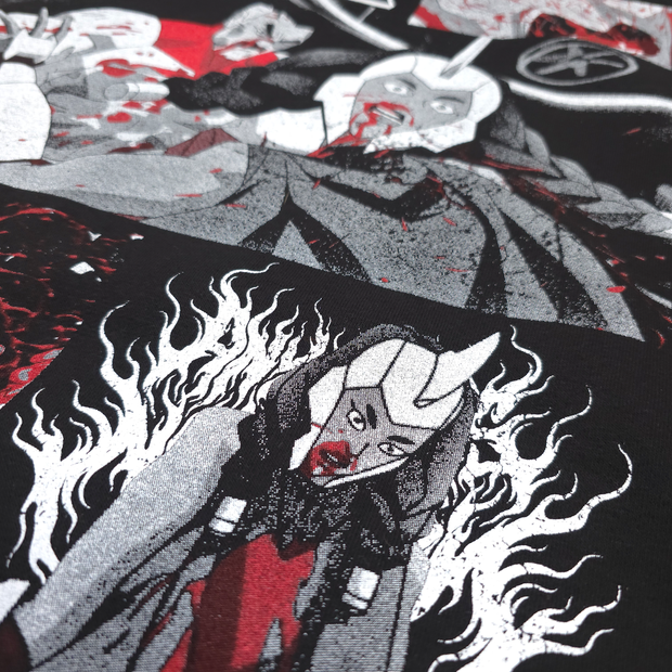 Neck Snap Pullover Hoodie