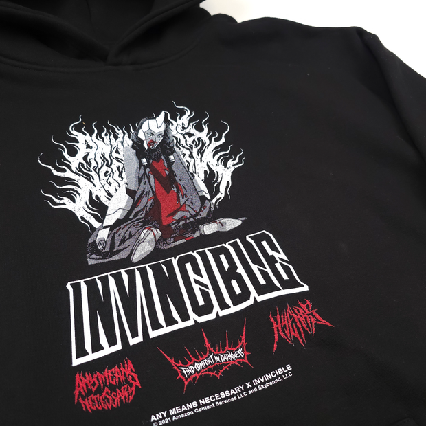 Neck Snap Pullover Hoodie