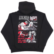 Neck Snap Pullover Hoodie