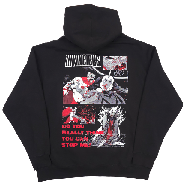 Neck Snap Pullover Hoodie
